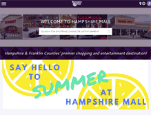 Tablet Screenshot of hampshiremall.com